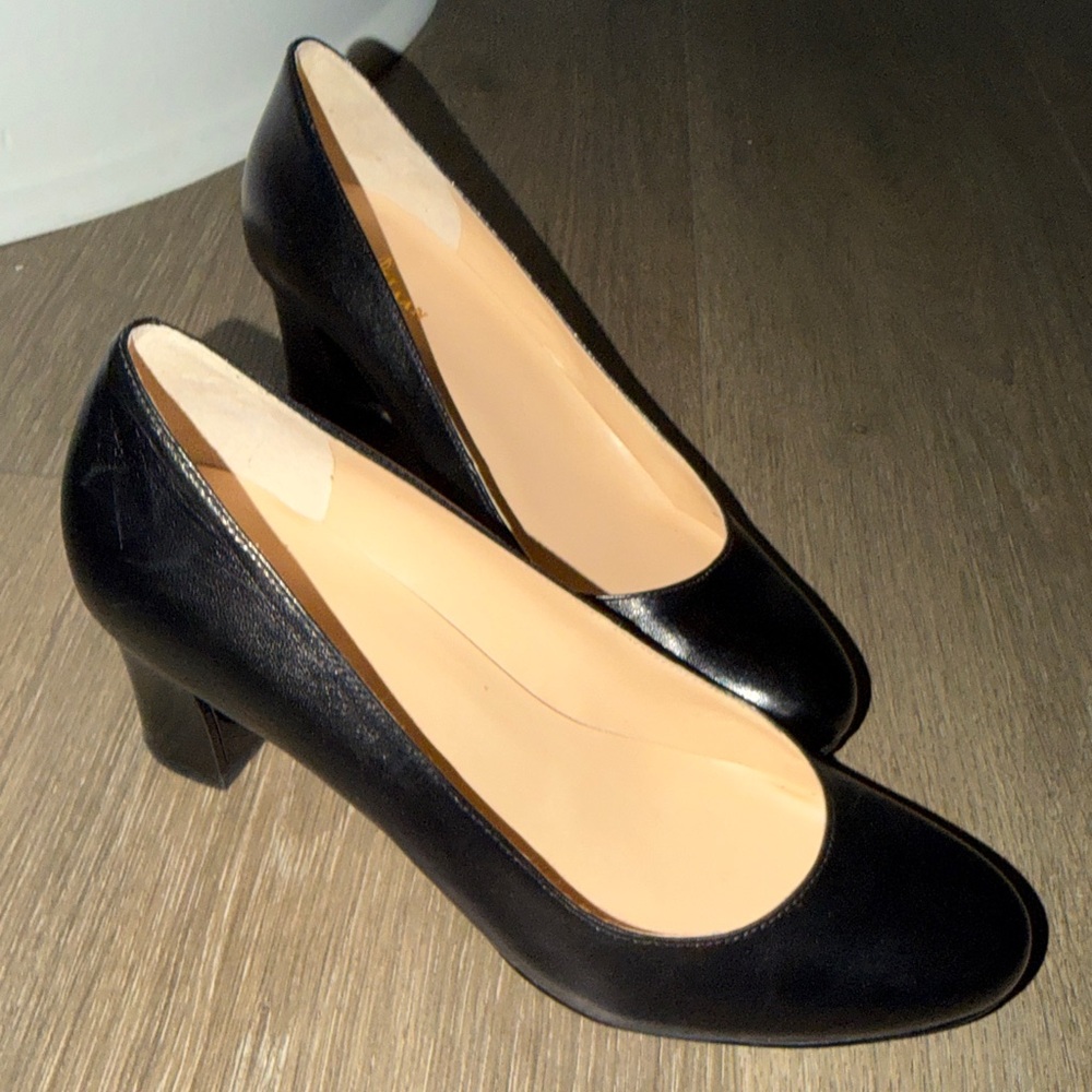 Cole Haan Black Leather Heels